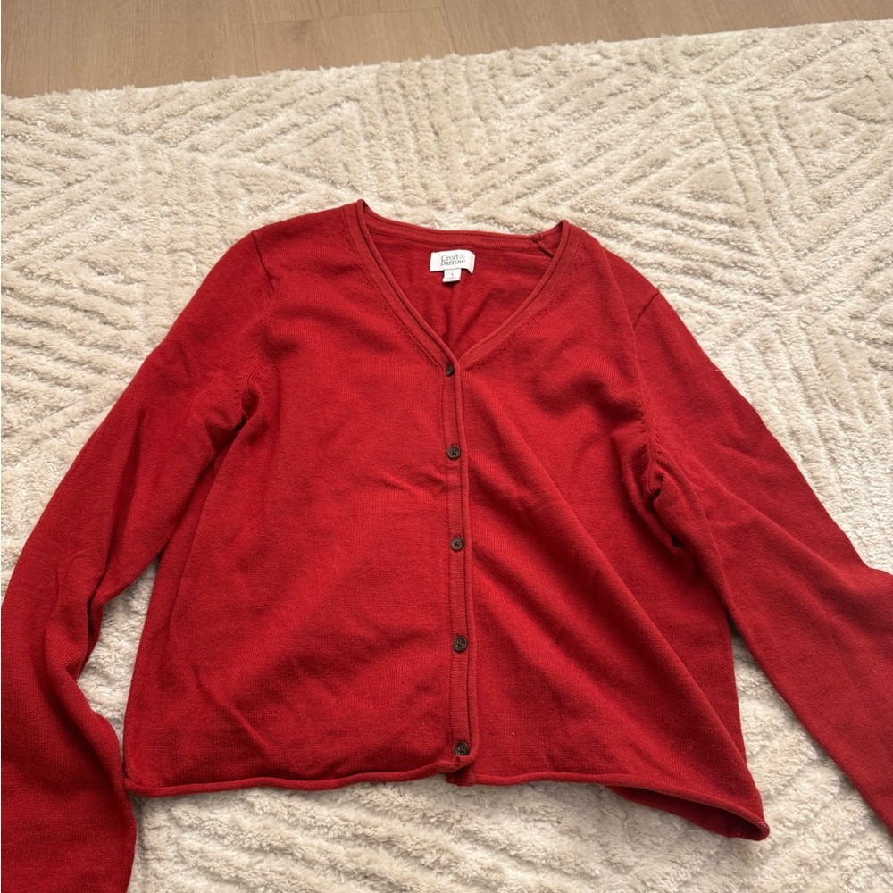 Croft & Barrow Red Women's Cardigan